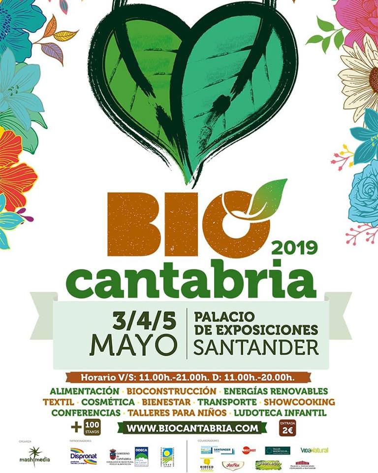Estaremos en BIOCANTABRIA los próximos 3, 4 y 5 de mayo. ¡Os esperamos!
#ecologicos #eco #biocantabria #santander #healthy #healthyfood #dieta #soria #Madrid #barcelona #bilbao #frutayverduraecologica #cestasdefruta #comesano #plantamostuhuerto #huertosdesoria