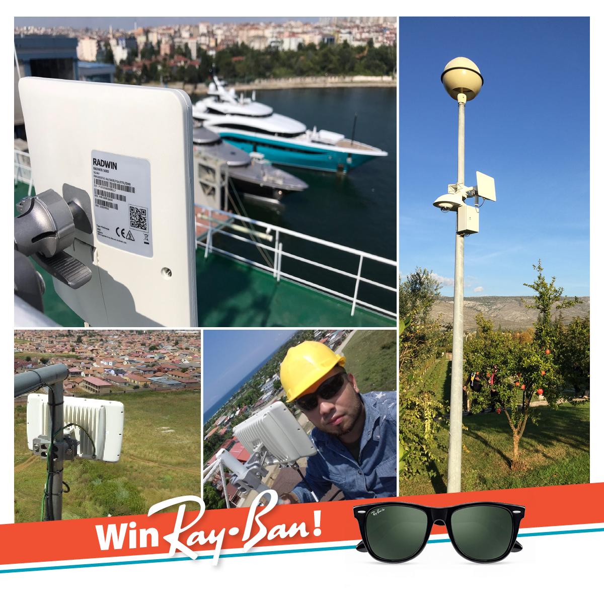 radwin's tweet image. Last chance to enter the raffle!🎁
Send us your best deployment pic by April 30th & you might win Ray-Bans!
📩 marketing@radwin.com
#radwin #networkdeployment #fixedwireless