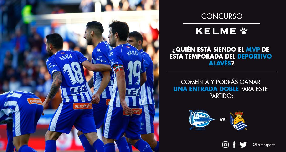 Kelmesports's tweet photo. CONCURSO | ¿Quién se apunta a disfrutar del próximo derbi vasco #AlavésRealSociedad? ⚽ Dinos quién está siendo el mejor jugador del @Alaves de esta temporada y podrás ganar 2 entradas. Condiciones: comenta, dale 🔁 y síguenos. #GoazenGlorioso 🔵⚪ 🔵 https://t.co/AaWlxSNCXb
