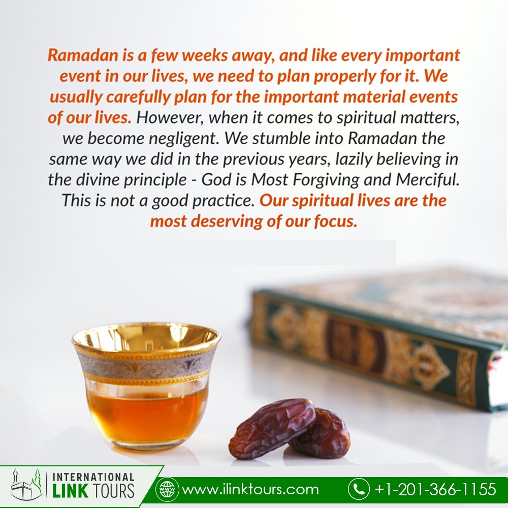 ilinktours's tweet photo. Focus on what is most important this #Ramadan, spiritual food for the soul.
#StartPreparing #Ramadan2019
#MondayMotivaton #MondayMorning #Islam #Blessings #Muslims #NEWJERSEY https://t.co/Hsft9SkAPO