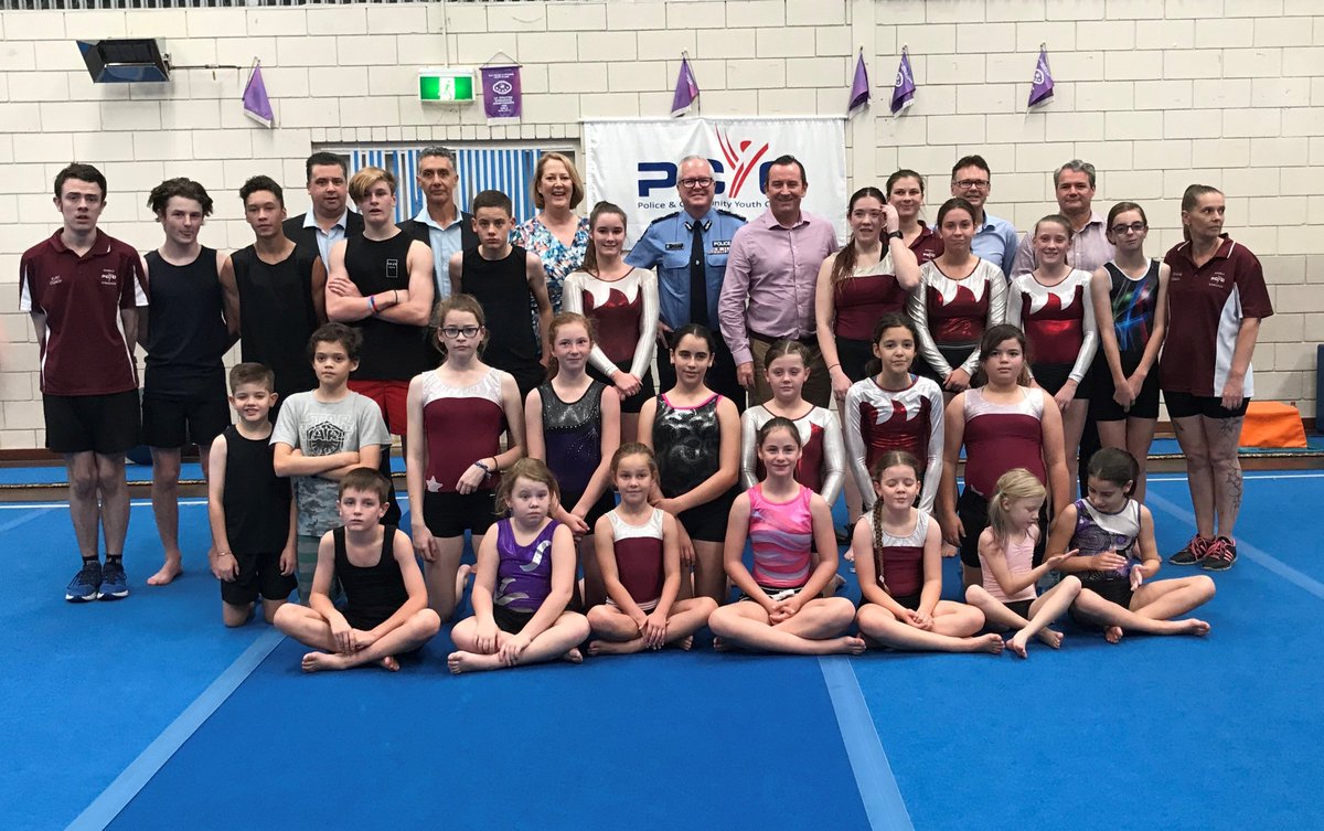 WA PCYC (@wapcyc) on Twitter photo We are delighted to receive an $11.3 million state government grant to tackle youth crime. <a href="/MarkMcGowanMP/">Mark McGowan</a> and Police Minister <a href="/MichelleMidland/">Michelle Roberts MP</a> announce the funding which will support our activities, in partnership with <a href="/WA_Police/">WA Police Force</a> , across the state. We are delighted to receive an $11.3 million state government grant to tackle youth crime. <a href="/MarkMcGowanMP/">Mark McGowan</a> and Police Minister <a href="/MichelleMidland/">Michelle Roberts MP</a> announce the funding which will support our activities, in partnership with <a href="/WA_Police/">WA Police Force</a> , across the state.