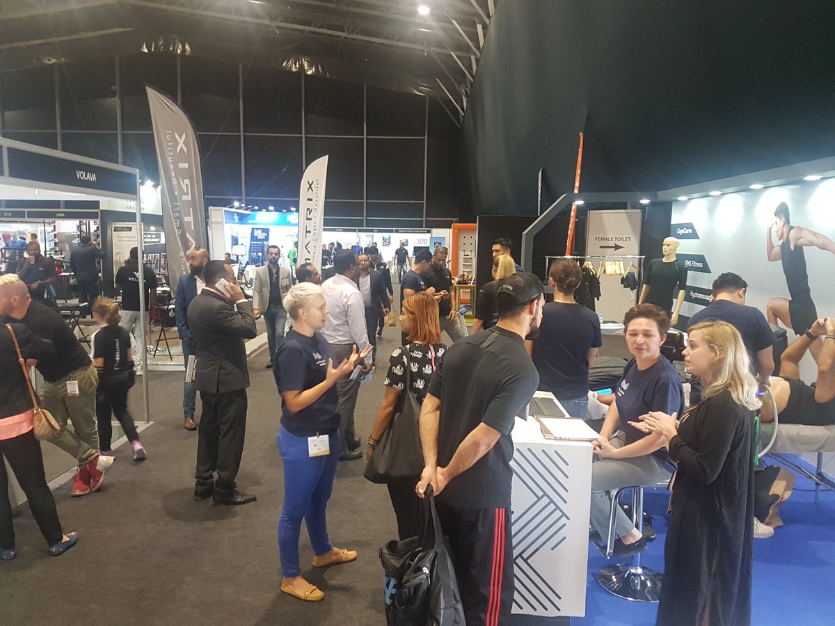 ISFexhibition's tweet photo. Last day of ISF Middle East today! Don't forget to drop by to network with professionals and decision makers from the sports, fitness and health industries. Open from 11am to 4:30pm at Festival Arena Exhibition Center, Festival City, Dubai.

#isfmiddleeast #sports #fitness https://t.co/InUVcZSjLH
