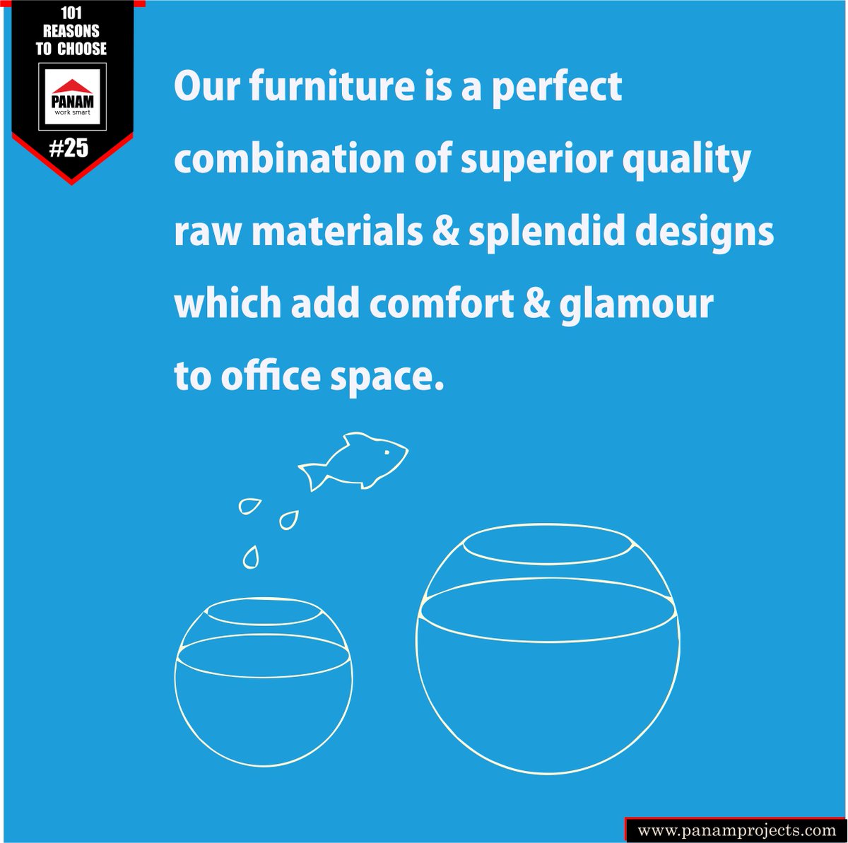 PanamProjects's tweet image. Reason #25- "Our Furniture is a perfect combination of superior quality raw materials &amp;amp; splendid designs which add comfort &amp;amp; glamour to office space"
For more details click the 👇link
panamprojects.com
#officefurniture #PanamProjects #modular