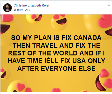 GoorangeGo's tweet photo. SO MY PLAN IS FIX CANADA THEN TRAVEL AND FIX THE REST OF THE WORLD AND IF I HAVE TIME IÈLL FIX USA ONLY AFTER EVERYONE ELSE https://t.co/RI2MNpD2NK