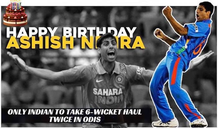 Happy Birthday, Ashish Nehra :) 