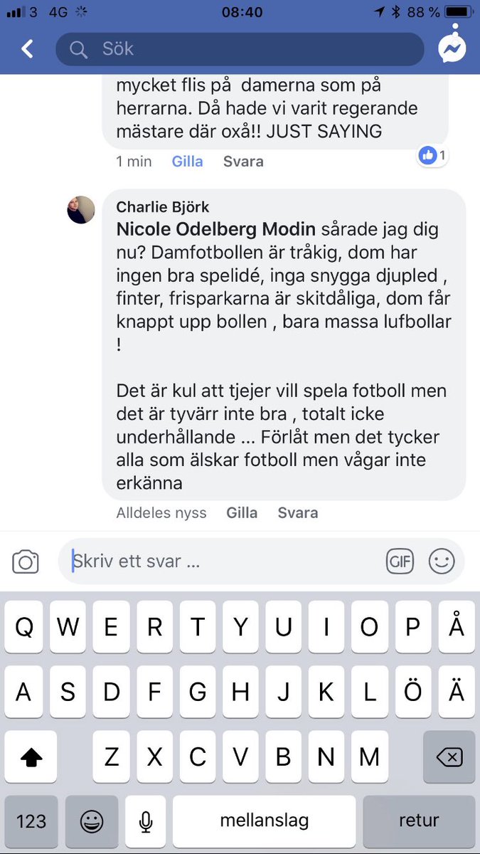Blir. Så. Fruktansvärt. Trött. Det är 2019 kom igen nu, har folk inte hängt med i utveckligen de senaste året. Slutsålda arenor och rekord. Kanske herrn borde ta sig till Friends på lördag och kolla när vi möter Uppsala. Nu sätter vi rekord för AIK damfotboll !!!!!!