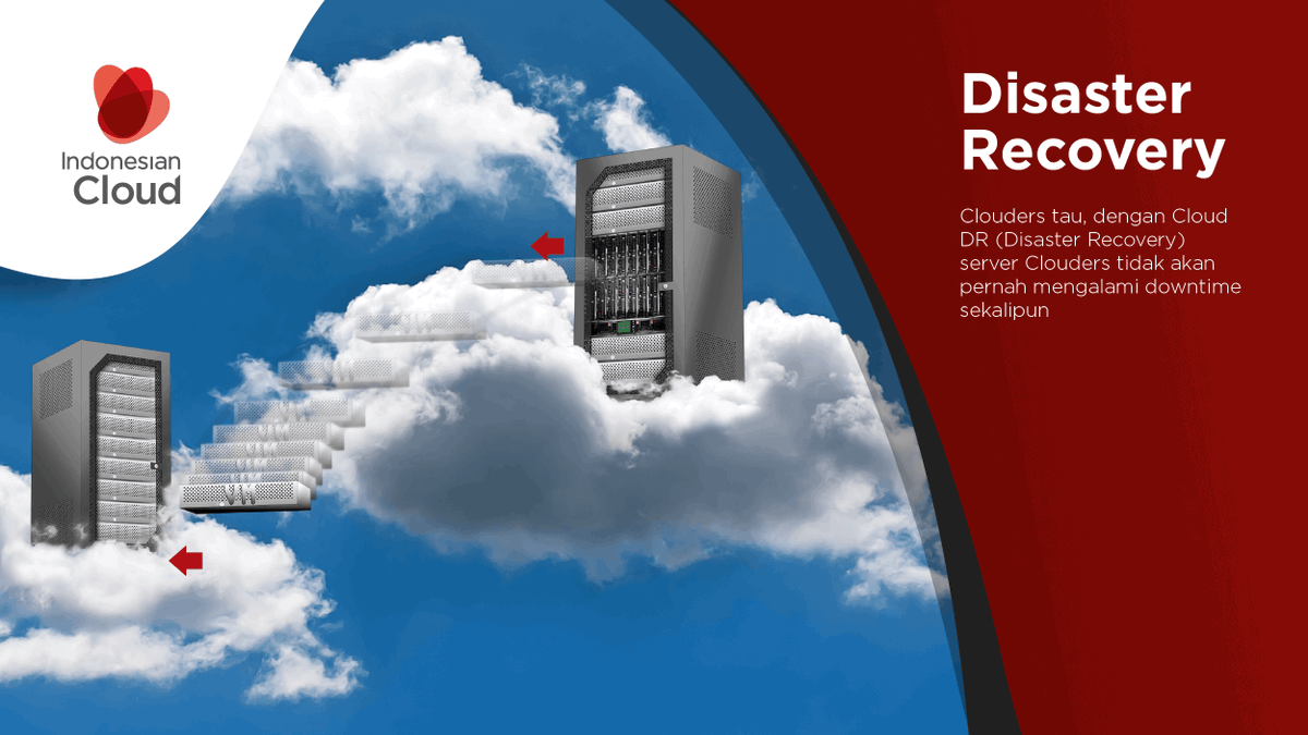 IndonesianCloud's tweet photo. Dengan Cloud DR (Disaster Recovery) server Clouders tidak akan pernah mengalami downtime sekalipun.

Dengan layanan ini, sistem akan me-replikasi ke fasilitas lain dalam waktu kurang lebih 15 menit.

https://t.co/PIXaBQBsxq

#IndonesianCloud #ISO27001 #IaaS #DisasterRecovery https://t.co/jkBFsfQQDD