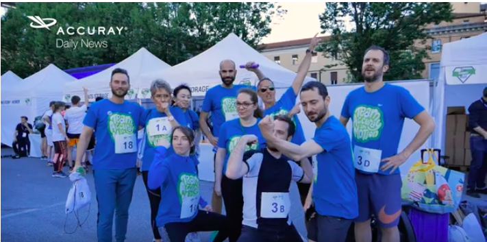 Accuray_Fr's tweet photo. #ESTRO38 L'équipe d'@accuray, les #Accuraycers ont participé à la course #SuperRun de l'@ESTRO_RT #AccurayPatientFirst #ESTROSuperRun Retour en images ici > https://t.co/7RiN8KMlDM https://t.co/1OYep8E9tT