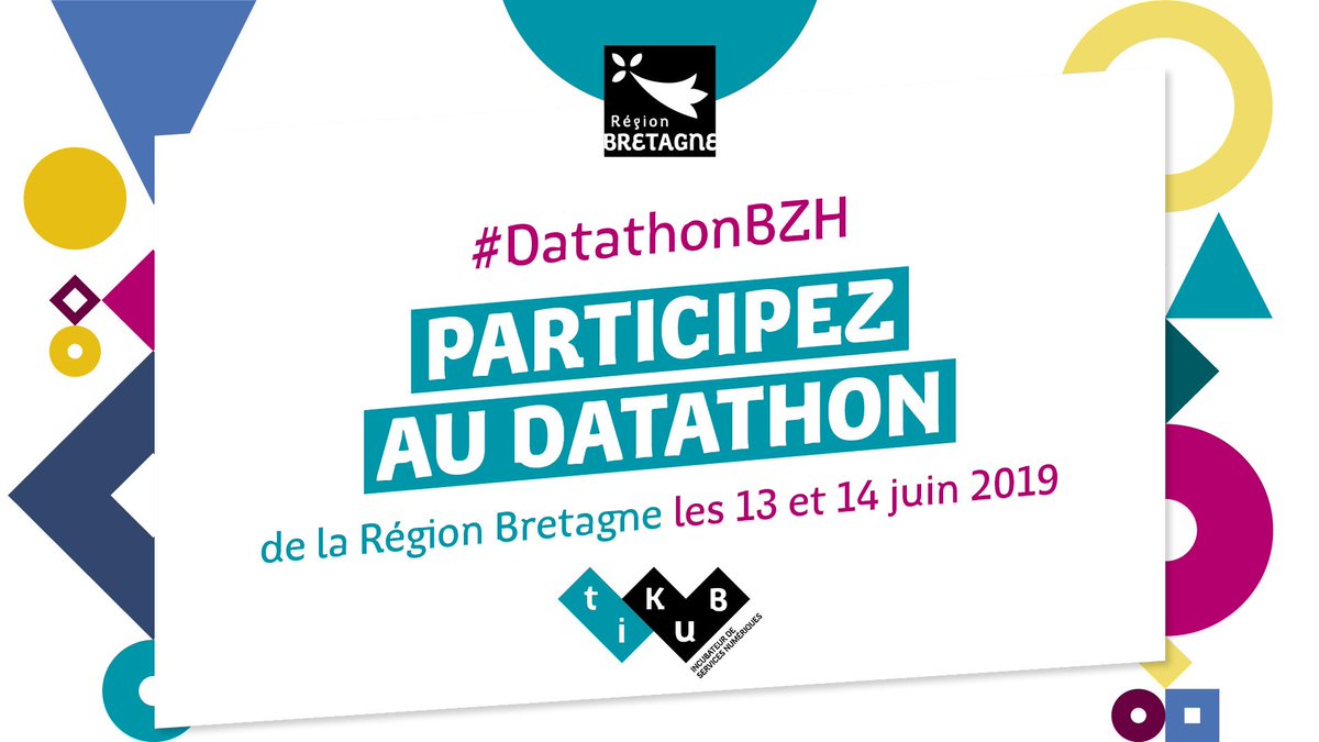 regionbretagne's tweet photo. 💡 Expert·e de la donnée ? Intéressé·e par la création de services publics numériques ? Participez au datathon les 13 et 14 juin ! #TransfoNumBZH

💪 Prêt·e·s à relever l'un des 4 défis proposés par la Région ?
Plus d'infos sur le #DatathonBZH : https://t.co/5lJlKkWS64 https://t.co/FmDicJvbSr