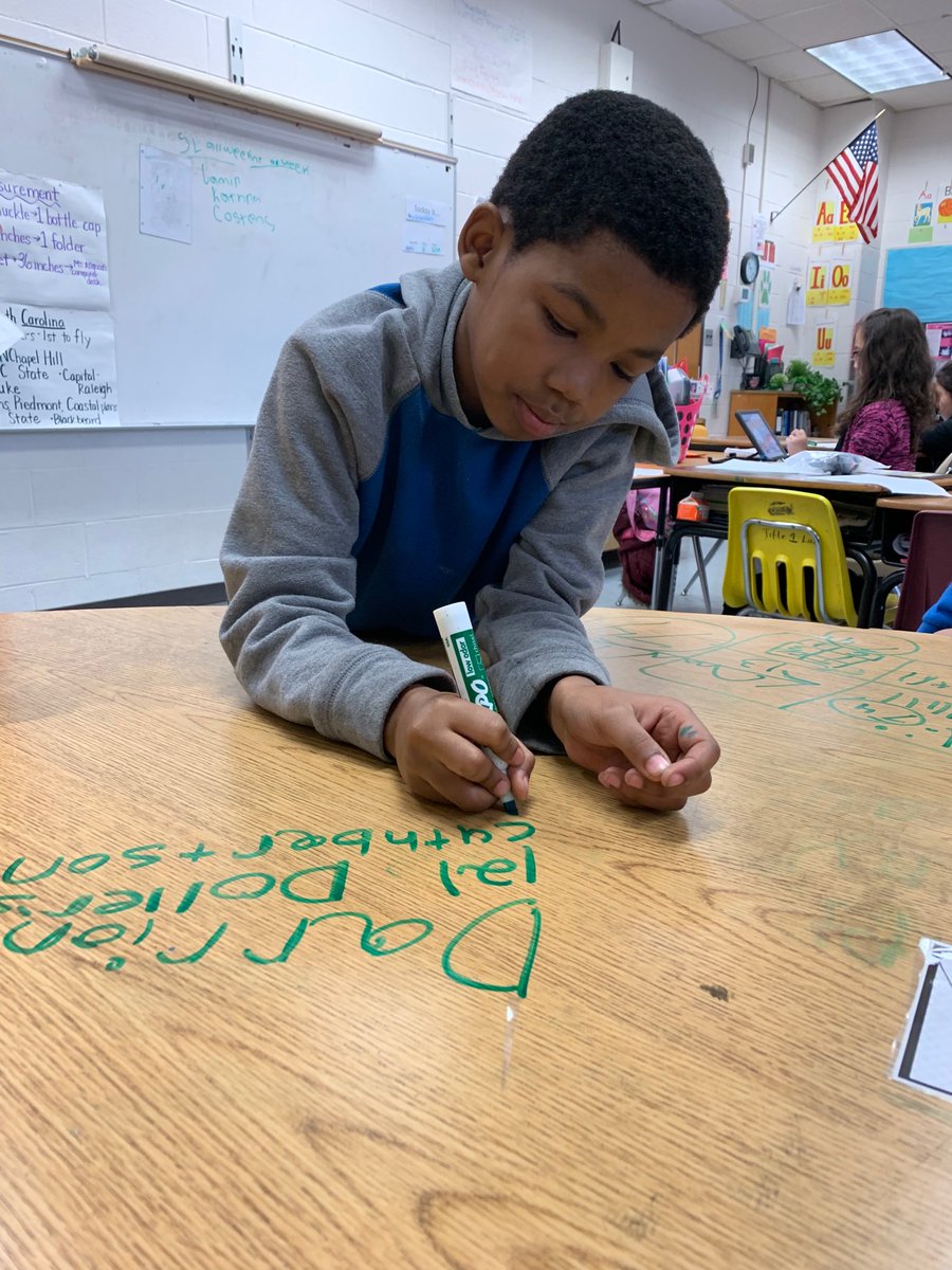 AJ_Allgood's tweet photo. Writing our own word problems in math workshop https://t.co/EVchINFtd5