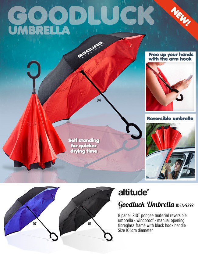 BranditSol's tweet photo. Goodluck Umbrella - Includes 1 colour FREE print - https://t.co/gYkfcmxbwt

For more information please contact:
Robyn-Leigh Baatjes / robynb@tracktone.com / 021 551 3327
Chandre Beukes / chandre@branditsolutions.co.za / 078 511 1071 https://t.co/QR7DZhxdEp