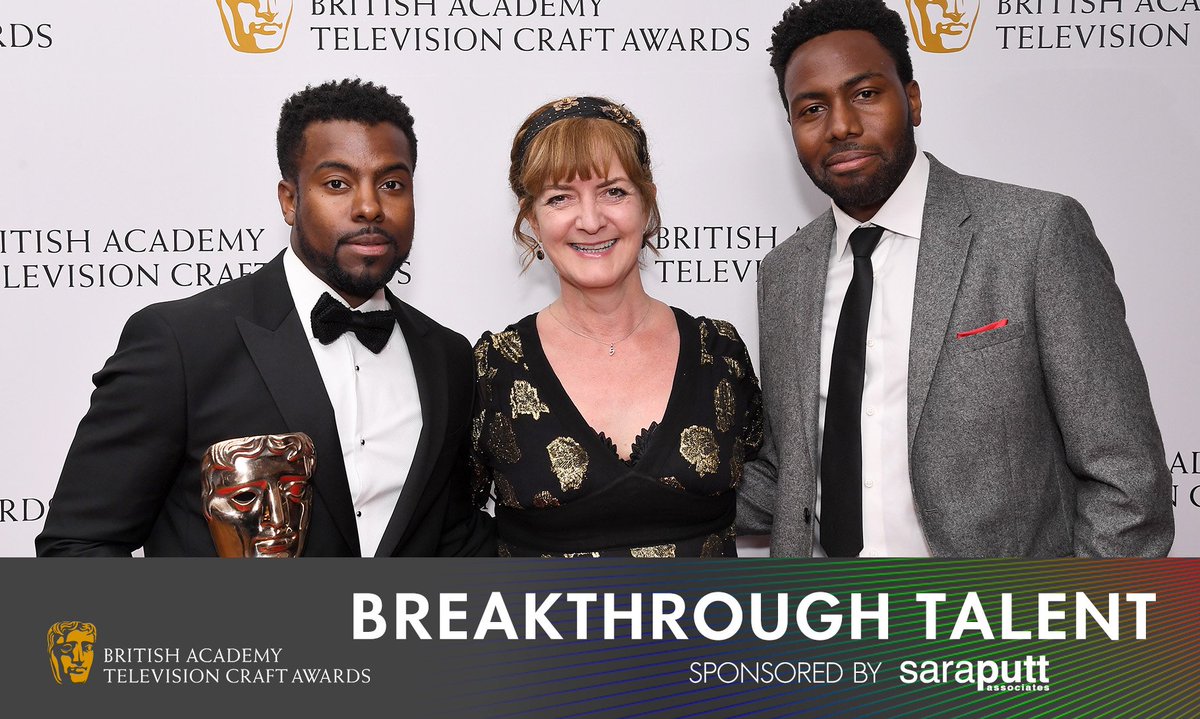 Congratulations Akemnji Ndifornyen!  The 2019 winner of BAFTA Breakthrough Talent sponsored by Sara Putt Associates.  Here's a pic of Akemnji with Sara & Daniel Lawrence Taylor, who presented the award @BAFTA @akemnji @SaraPutt #baftatvcraft #akemnjindifornyen #akemnji #famalam