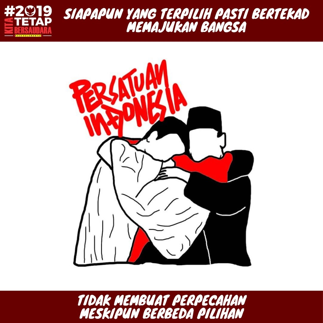 Siapapun yang terpilih, pasti bertekad untuk memajukan Bangsa Indonesia..!!

#2019KitaTetapBersaudara
#TerimakasihNetizen #ramadanmakinkuat
#Pemilu2019 #KPUmelayani #01JokowiAmin #IngatJokowi #JokowiLagi #BersatuUsaiPemilu #indonesia