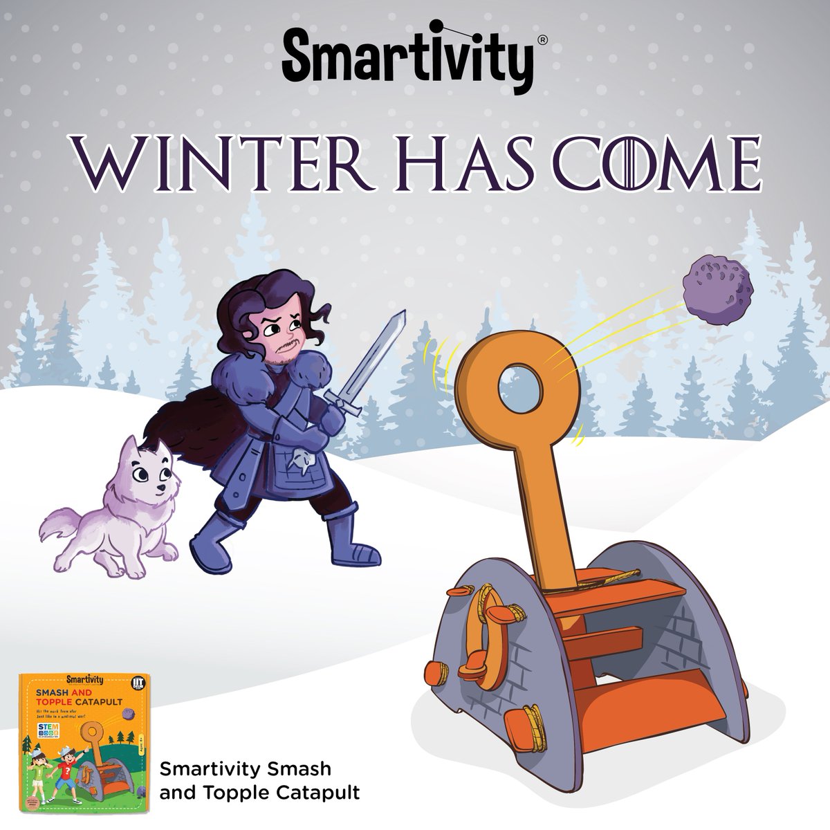 smartivitylabs's tweet photo. Smash and Topple your way through the Great War #GameofThrones #Game #toys #GameofThrones  #Smartivity #STEM #gameofthronesfan #gameofthronesfamily #gameofthronesfans #gameofthronesfacts #gameofthronestour #gameofthronesaddict #gameofthroneslive #gameofthronesquotes https://t.co/AeiCqwXnRv