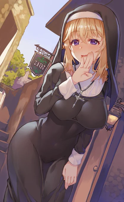 勇者様といっしょに宿屋に泊まりたい聖女さんがやっぱり一番ばずった絵だな
 #平成最後に自分史上一番バズった絵を貼る 