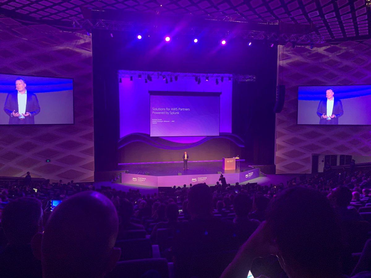 The team are at the #awspartnersummit today in #Sydney. We love seeing our partners come together and enjoyed listening to our partner <a href="/splunk/">Splunk</a> speaking on the <a href="/AWS_Partners/">AWS Partner Network</a> stage. 

#BigData #PredictiveIT #MachineLearning #innovation