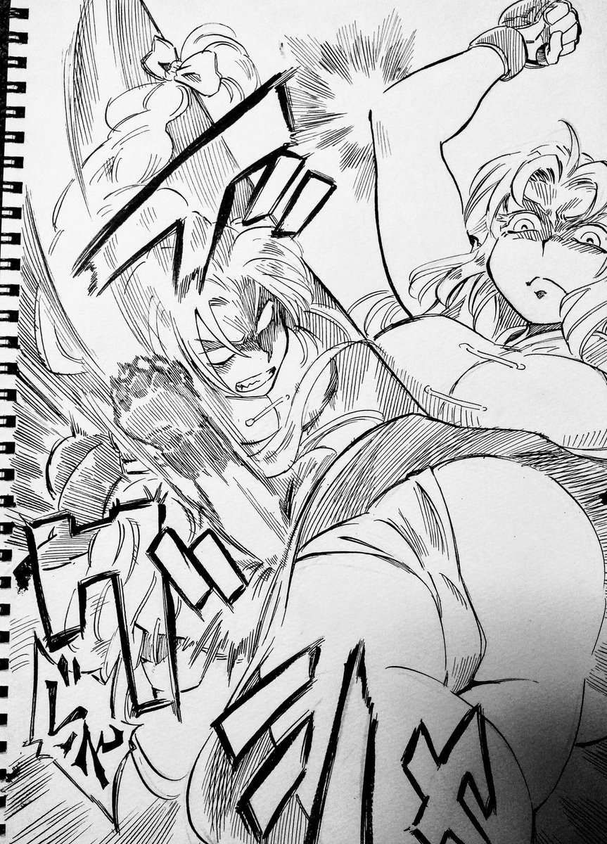 #平成最後に自分の代表作を貼る
格闘絵編 