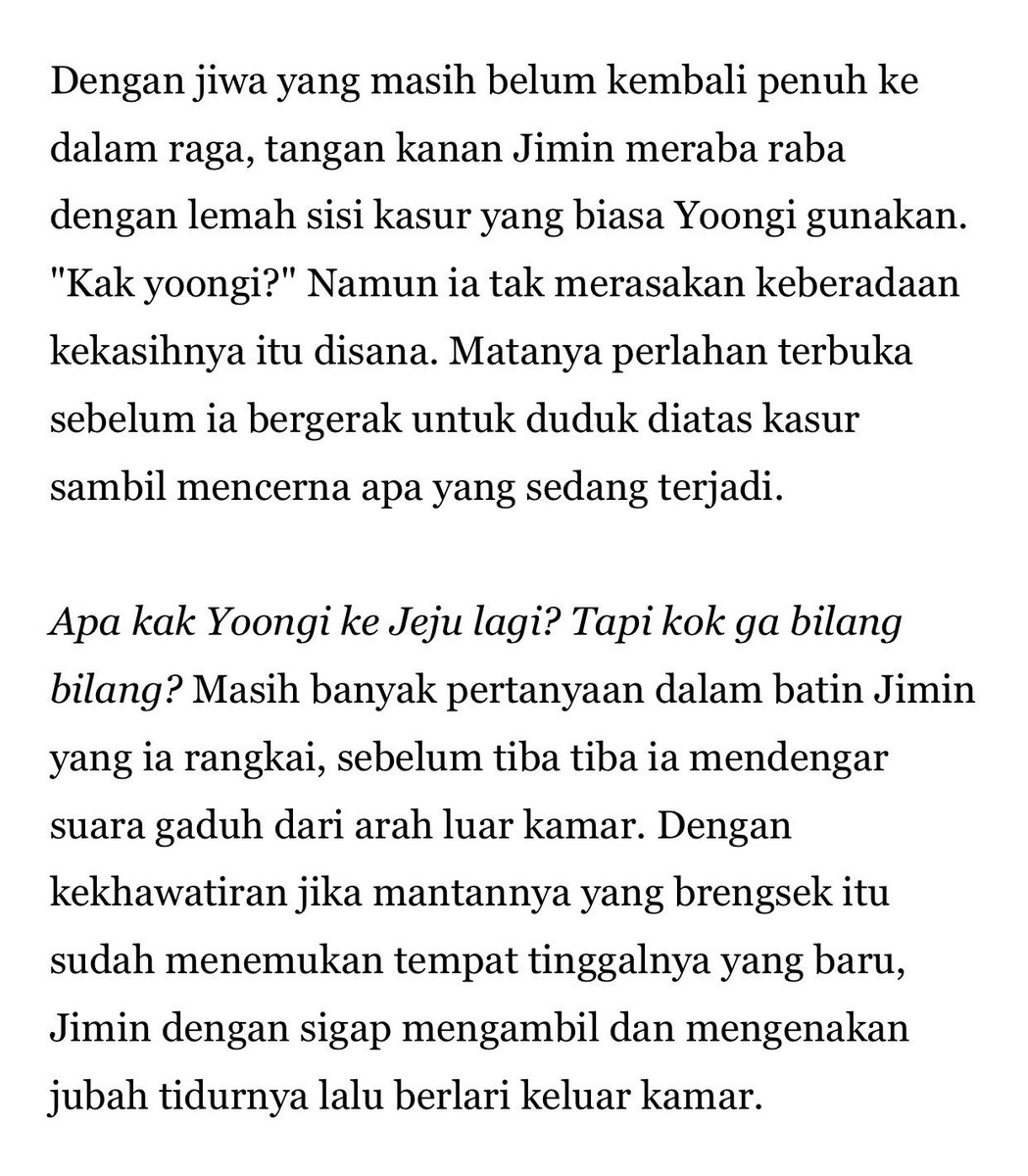 Mala Yoonmin Au On Twitter Jimin Kakak Cinta Mati Sama Kamu