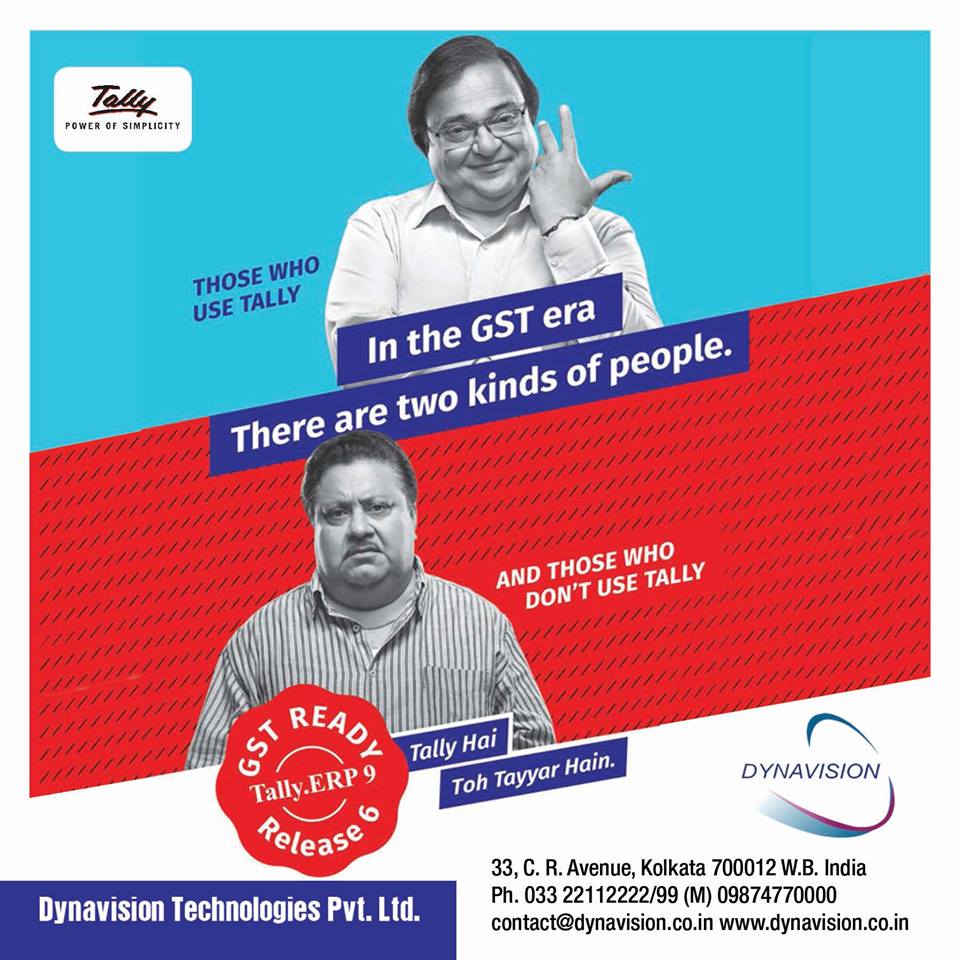 DynavisionL's tweet image. Dynavision है तो मुमकिन है, 
Dynavision can "simply" make it possible! 
One stop for all tally solutions and services!
#dynavision #tally #powerofsimplycity #GST  #GSTNews #workshops