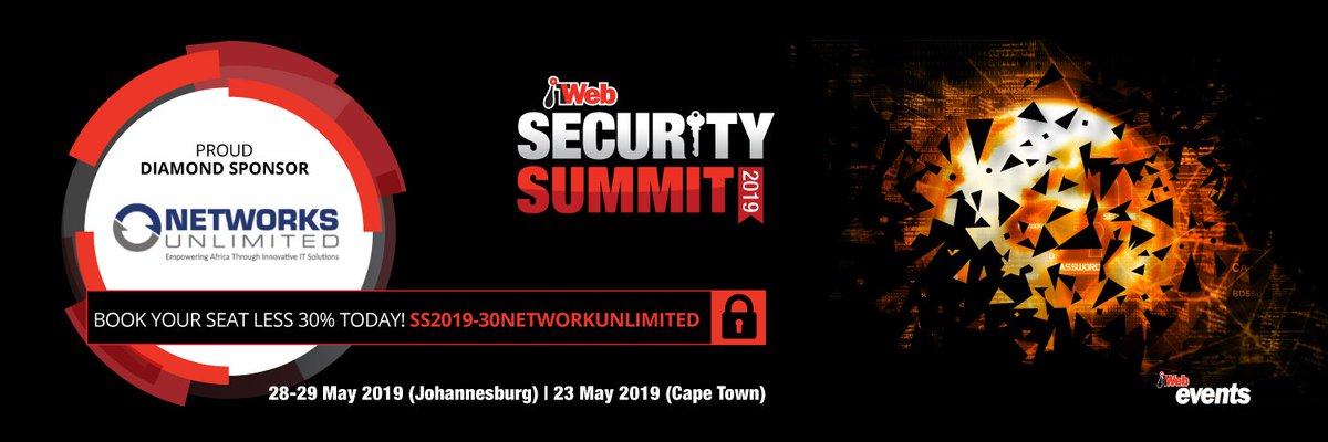 EXN_Africa's tweet image. Join us at our one of a kind customer theatre to get top insights and advice from our international speakers! 

Register today to avoid missing out! :bit.ly/2WbFuyf
#NUSecurity #ITWebSecuritySummit