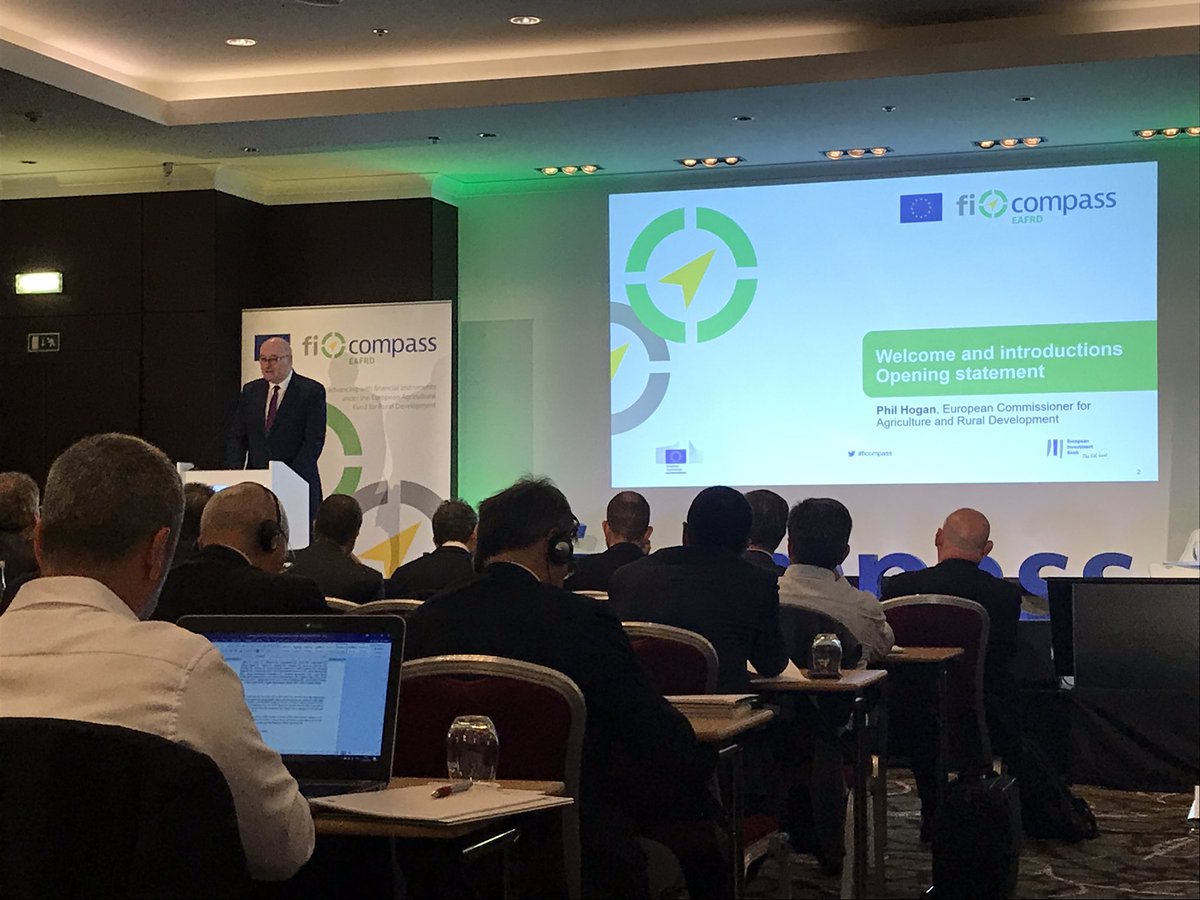 Konstantin Kockerols (@kkockerols) on Twitter photo Commissioner @PhilHoganEU opens the <a href="/ficompass/">fi-compass</a> event and stresses once again how important innovative financing is to rutal societies and especially to young farmers. #ficompass Commissioner @PhilHoganEU opens the <a href="/ficompass/">fi-compass</a> event and stresses once again how important innovative financing is to rutal societies and especially to young farmers. #ficompass