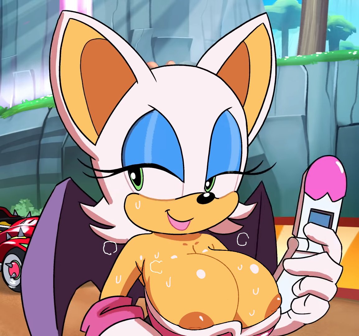 few people notice but in this cartoon rouge's breast expand progressiv...