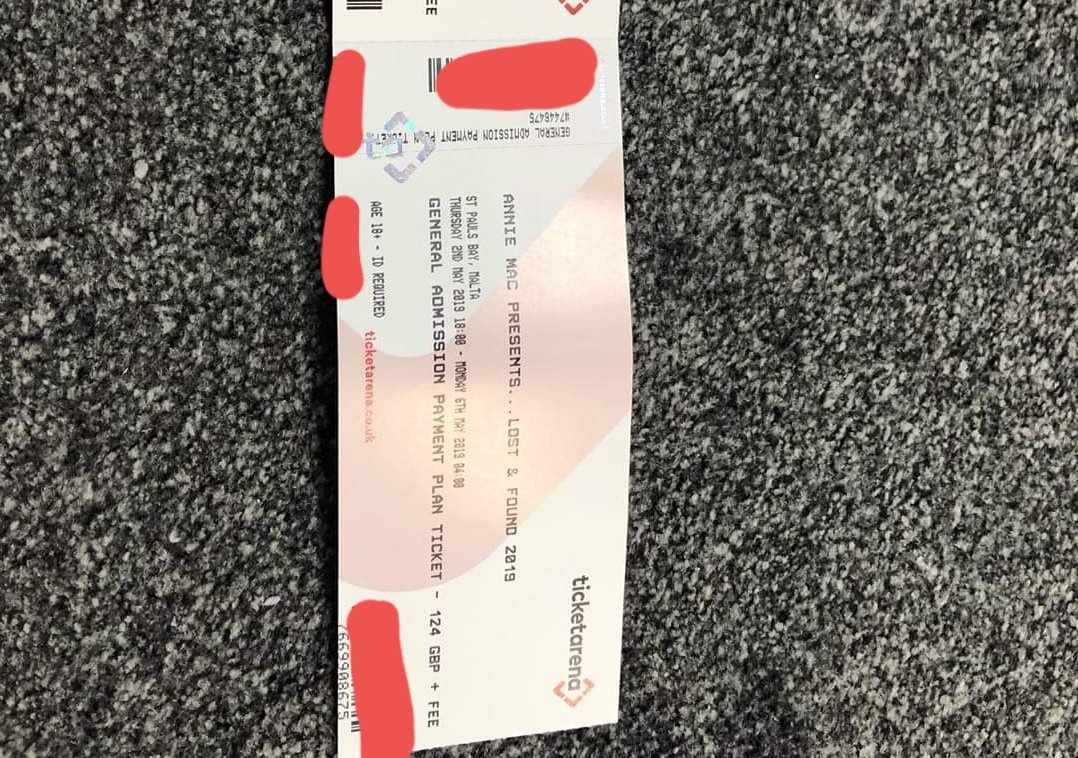 B_Hunter24's tweet photo. 1 Lost &amp; Found festival ticket £90 https://t.co/2NP0lVjVTH