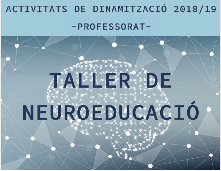 crpsantmarti's tweet photo. 🧠Oberta la inscripció al taller de Neuroeducació del proper 15 de maig de 17:30 a 19:30 al CRP de Sant Martí 🖋 https://t.co/HwUSy10uS7 🔈Professorat de primària i secundària https://t.co/Xysp79YMgp