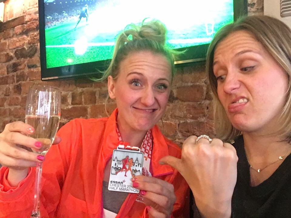 Brownannie775's tweet photo. Throw back 12 months 💞 #ourbirthday #myfirsthalf #shecoulddrink #shestillcantrun 🥂👭 https://t.co/hl6QDHbMsf
