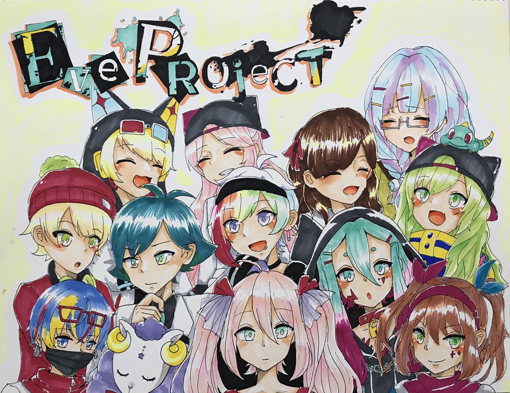 Uzivatel フラン Na Twitteru イブプロジェクト 全ての登場キャラ描けなかった でも初めてコピックを使ったイラストを完成できて満足 わさびゲーム わさびファンアート イブプロジェクト イブプロ T Co Adhghxooat Twitter