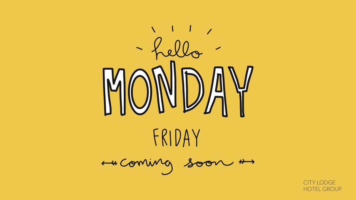 CityLodgeHotels's tweet image. It's Monday, or as we like to call it: start planning how to own the week day. 😎