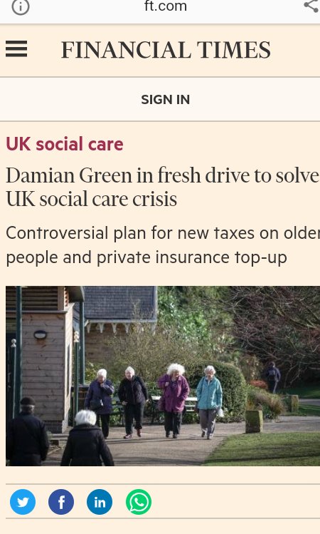 #Tories consider 'Over 50s Tax' because they believe 'such people have deep pockets.' @DamianGreen

@jeremycorbyn & @UKLabour should ring the alarm bell on every doorstep across the land.

This will do to the Conservative Vote what the #DementiaTax did to @theresa_may.