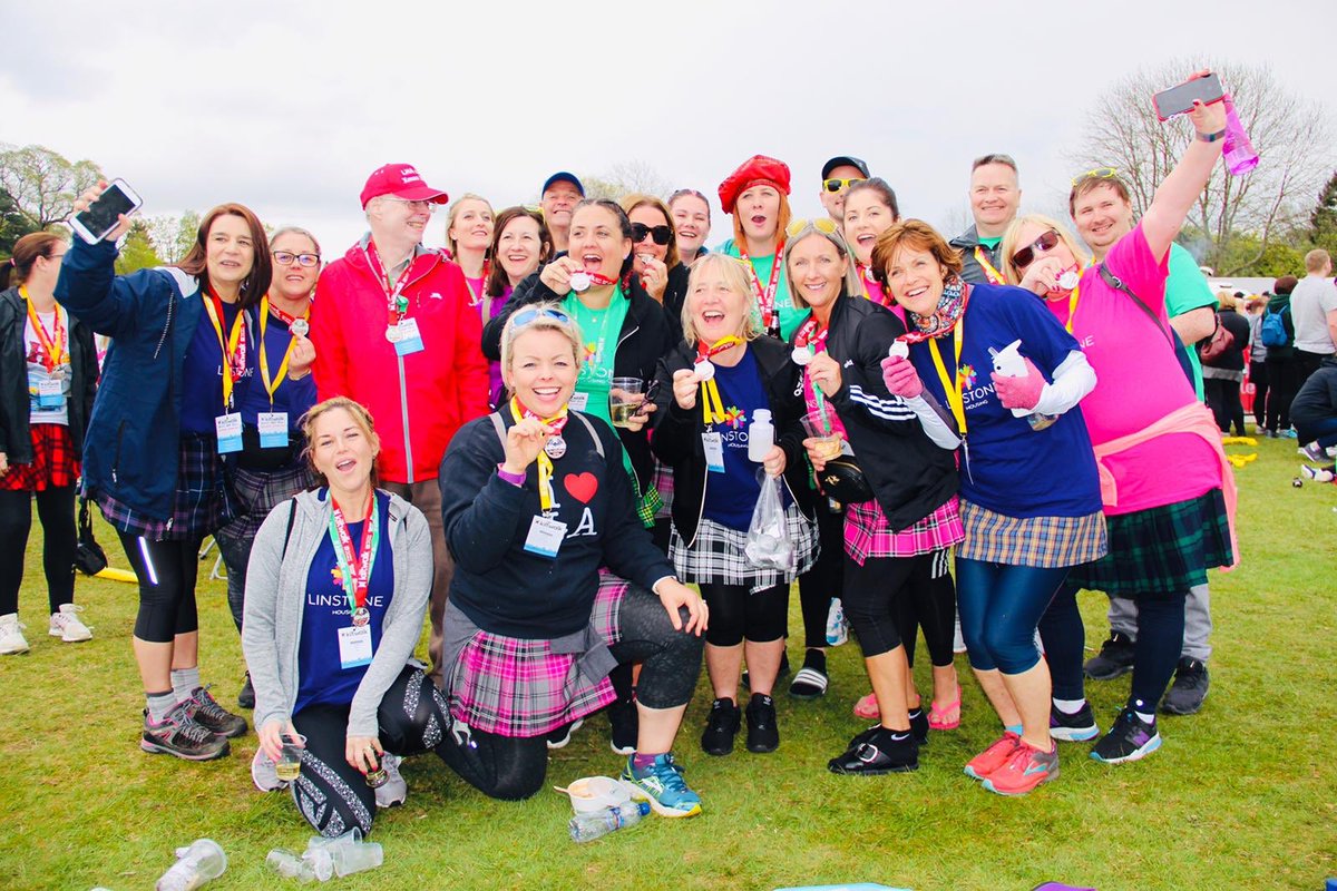 LinstoneHousing's tweet photo. Well done #TeamLinstone Striders & Strollers! #Kiltwalk2019 complete without casualties, well maybe just a wee one! Great effort everyone 💪🏻 https://t.co/J6YzmLdenn