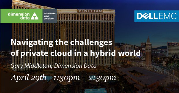 nttdata_inc's tweet photo. We’re at #DellTechWorld in Las Vegas! 

Join our session today on ‘Navigating the Challenges of Private Cloud in a Hybrid World’. More here: https://t.co/IvC8ZeG5Xw https://t.co/bBxduyKu3b