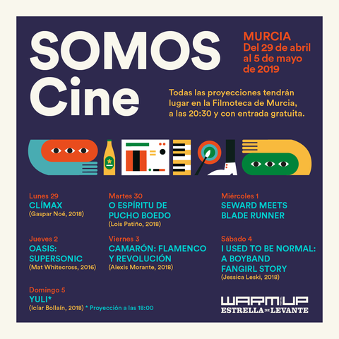 Comienza la semana más ambientada de Murcia con el festival: <a href="/WARMupfestival/">WARM UP Estrella de Levante</a> de <a href="/estrellalevante/">Estrella de Levante</a>. Hoy lunes fiesta de bienvenida, desfiles, exposiciones, Secret Show y cine. Entérate de toda la programación gratuita aquí: 
laguiago.com/evento/somos-m…