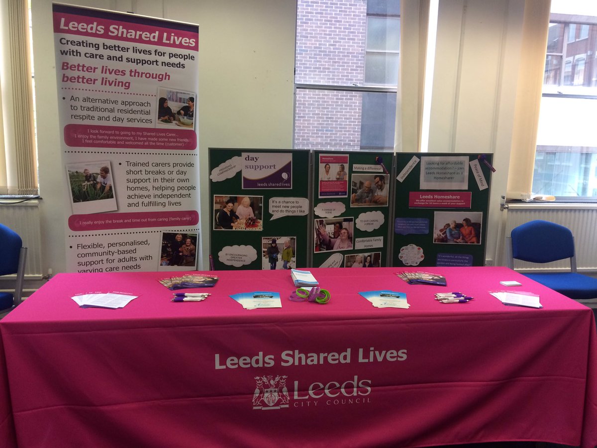 Are you looking for paid work in social care? Drop into Leeds #sharedlives information day at Enterprise House, St Paul’s street, LS1 2LE - we’re here from 10am - 2pm #LCCCareDeliveryService @BetterLivesLDS @SharedLivesPlus