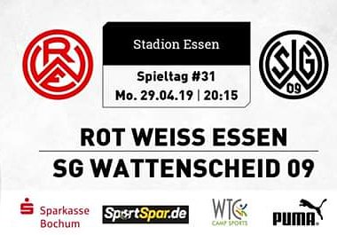 SG Wattenscheid 09 (@sg09wat) on Twitter photo ⚽#Matchday
🔴⚪ 🆚 ⚫⚪
#Revierderby
<a href="/rot_weiss_essen/">Rot-Weiss Essen</a> 🆚 <a href="/SG09WAT/">SG Wattenscheid 09</a>
🏟️ Stadion Essen
🕗20:15
🏴🏳️
Live im Stadion oder auch vor der Glotze.
📺 <a href="/SPORT1/">SPORT1</a>
#Derby #Ruhrgebiet #RegionalligaWest #Wattenscheid
#Essen #Ruhrpott #Fußball ⚽#Matchday
🔴⚪ 🆚 ⚫⚪
#Revierderby
<a href="/rot_weiss_essen/">Rot-Weiss Essen</a> 🆚 <a href="/SG09WAT/">SG Wattenscheid 09</a>
🏟️ Stadion Essen
🕗20:15
🏴🏳️
Live im Stadion oder auch vor der Glotze.
📺 <a href="/SPORT1/">SPORT1</a>
#Derby #Ruhrgebiet #RegionalligaWest #Wattenscheid
#Essen #Ruhrpott #Fußball