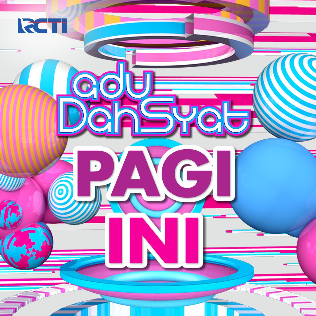 Kuy, pagi ini kita seru-seruan bareng lagi di #AduDahSyatRCTI , bersama Host <a href="/RaffiAhmadLagi/">.</a> , <a href="/mrsayudewi/">Ayu Dewi</a> , dan <a href="/felicyangelista/">Felicya Angellista✨</a>