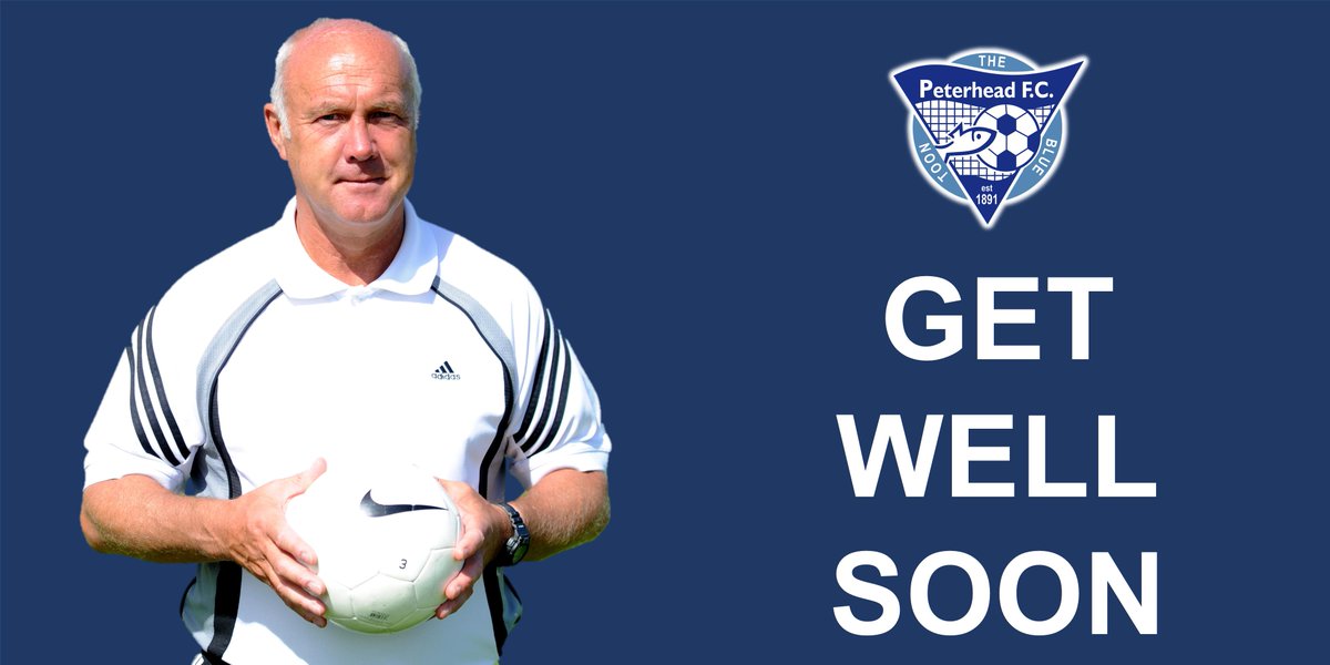 Everyone at Peterhead FC would like to wish former manager Ian Wilson a speedy recovery after his recent surgery!