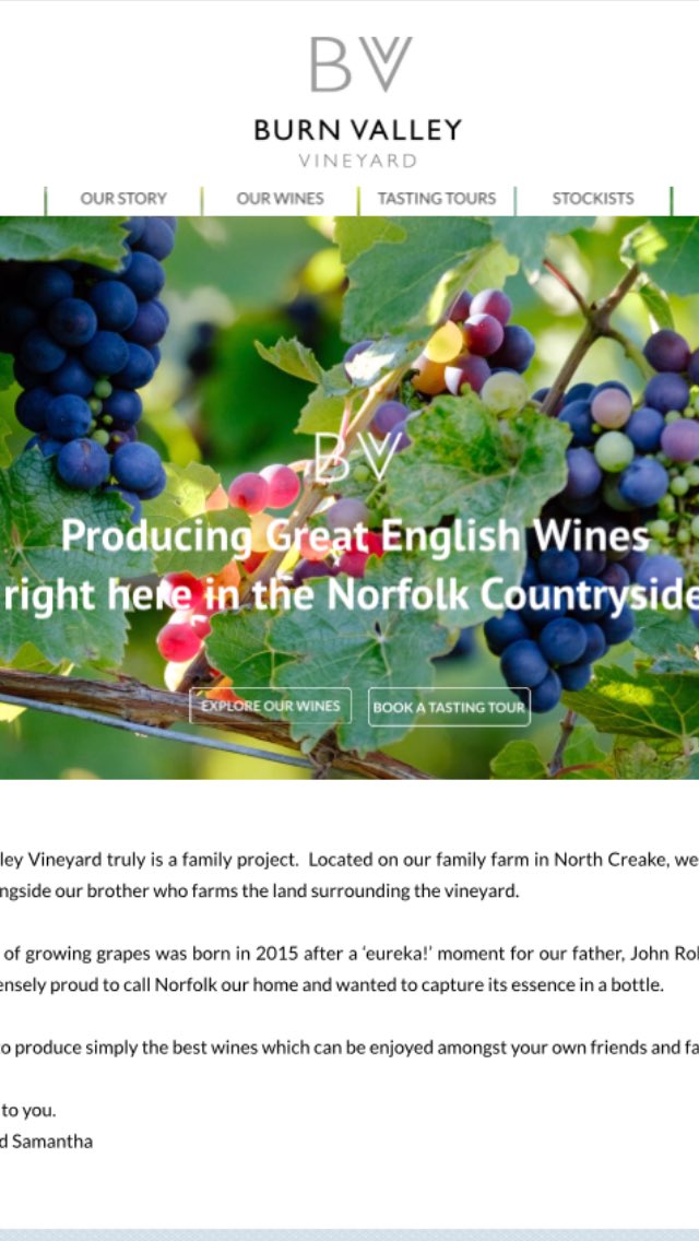 It’s happening! Here’s our brand spanking new website, full of info and our first vineyard tour and tasting dates. We can’t wait to see you! #englishwine #northnorfolk #proudlynorfolk #visitnorthnorfolk #tourandtasting #winegb