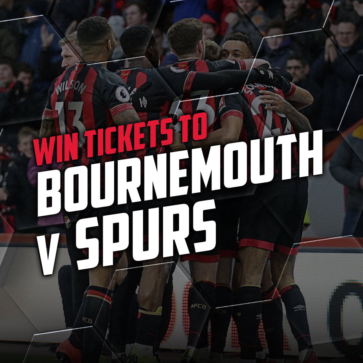 MCCCSHCas's tweet image. 🍒 WIN CHERRIES TICKETS 🍒

Be the 12th man for the final home game as @afcbournemouth take on @SpursOfficial! To enter:

👍 Follow us
🔃 Retweet this Tweet

Comp closes midday Thurs. 1 winner picked randomly across Facebook &amp;amp; Twitter.

T&amp;amp;Cs apply: bit.ly/MBComps 

#afcb
