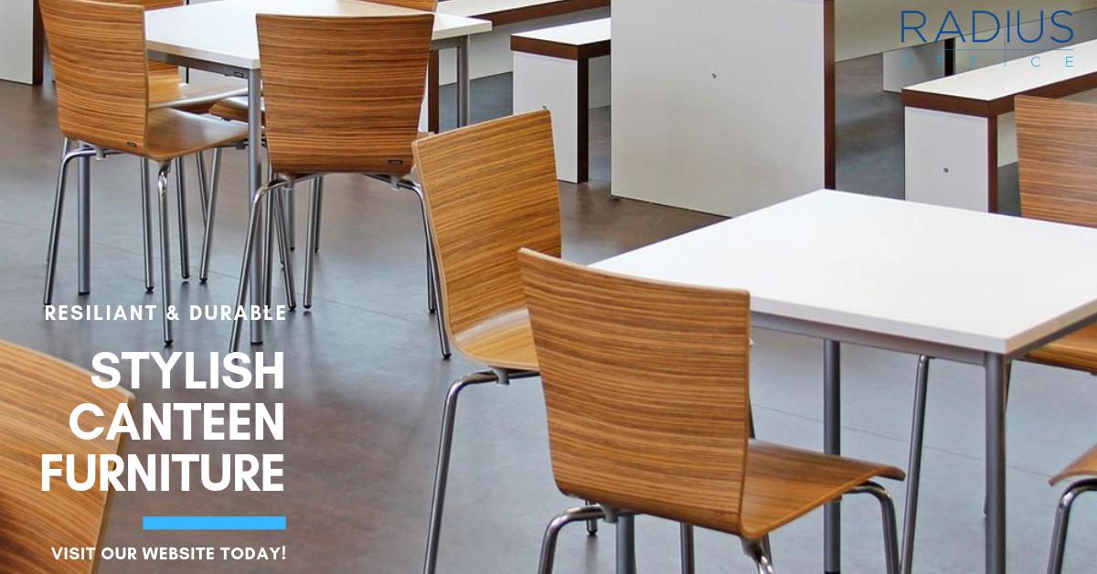 Our stylish canteen furniture options are easy to clean and durable, perfect for any busy office canteen setting. Browse our full selection online today!
bit.ly/2J8Soex
#radiusofficefurniture #officefurniturespecialists