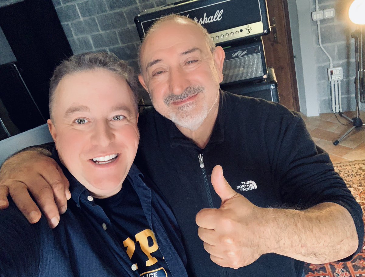 tipaldi's tweet image. In studio col grande “Federico Ghigo Renzulli”...🎵😎news.......