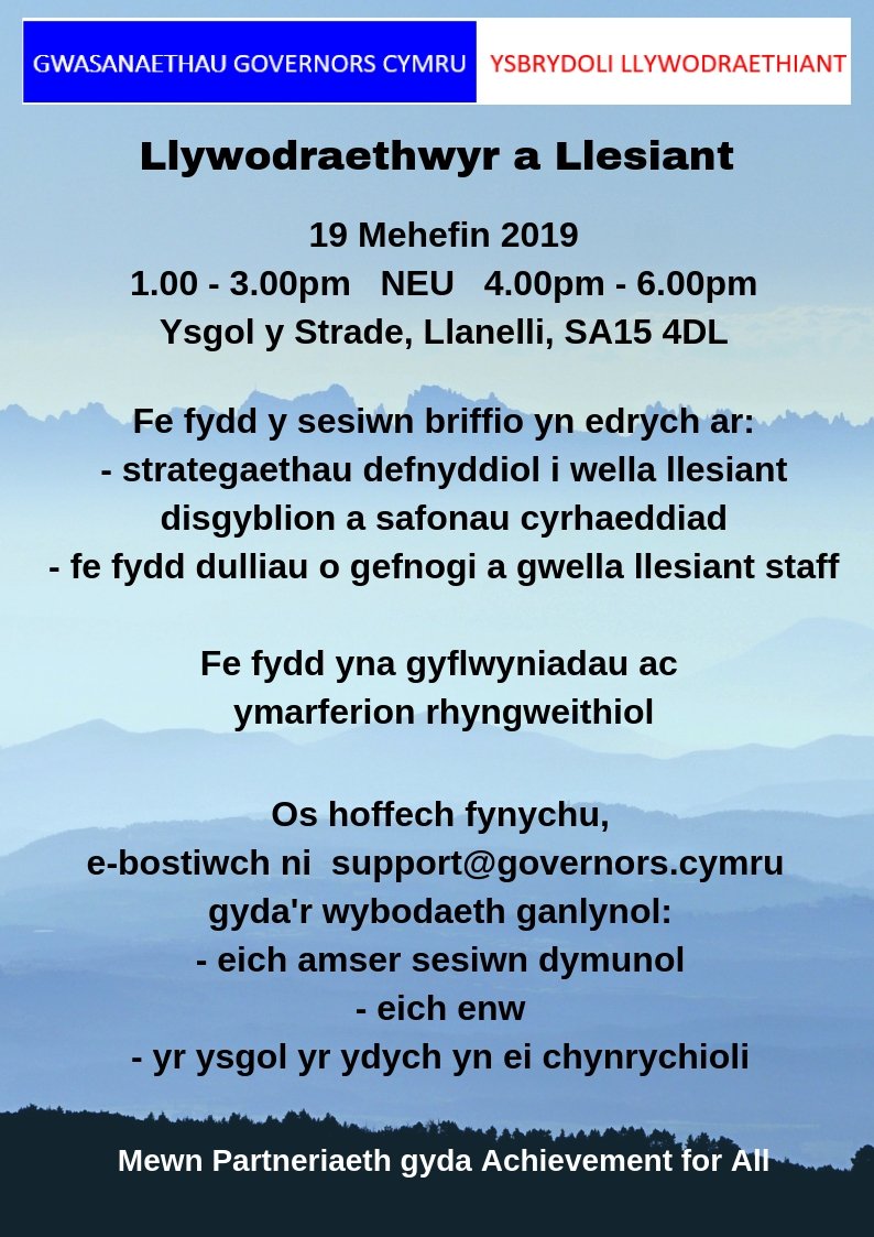 Governors Cymru Services tweet media