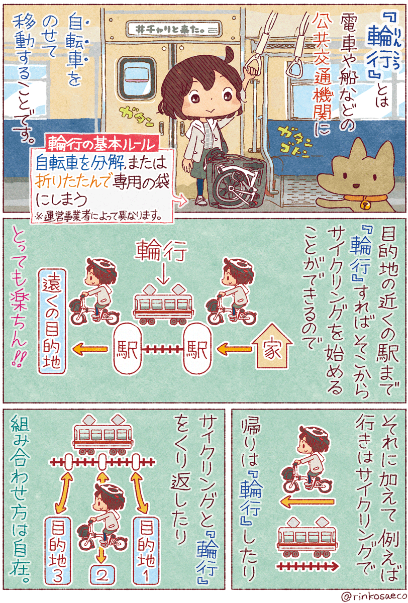 #平成最後に自分史上一番バズった絵を貼る
私の一番は、つい最近ですが「輪行について分かりやすくまとめてみた!」です。
輪行の実践編も描きたいな‼️ 