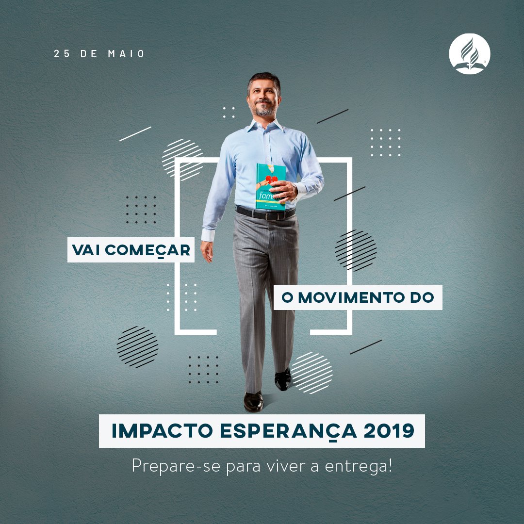 iasd's tweet photo. Vai começar o movimento do #ImpactoEsperança 2019. 
Prepare-se para viver a entrega! 📘🤓👍🏻

Saiba mais, acesse: https://t.co/alAMfVazbK

Livro Esperança para a Família
👉🏻 https://t.co/SlMa2cQMoB https://t.co/QFkkIHeGMU