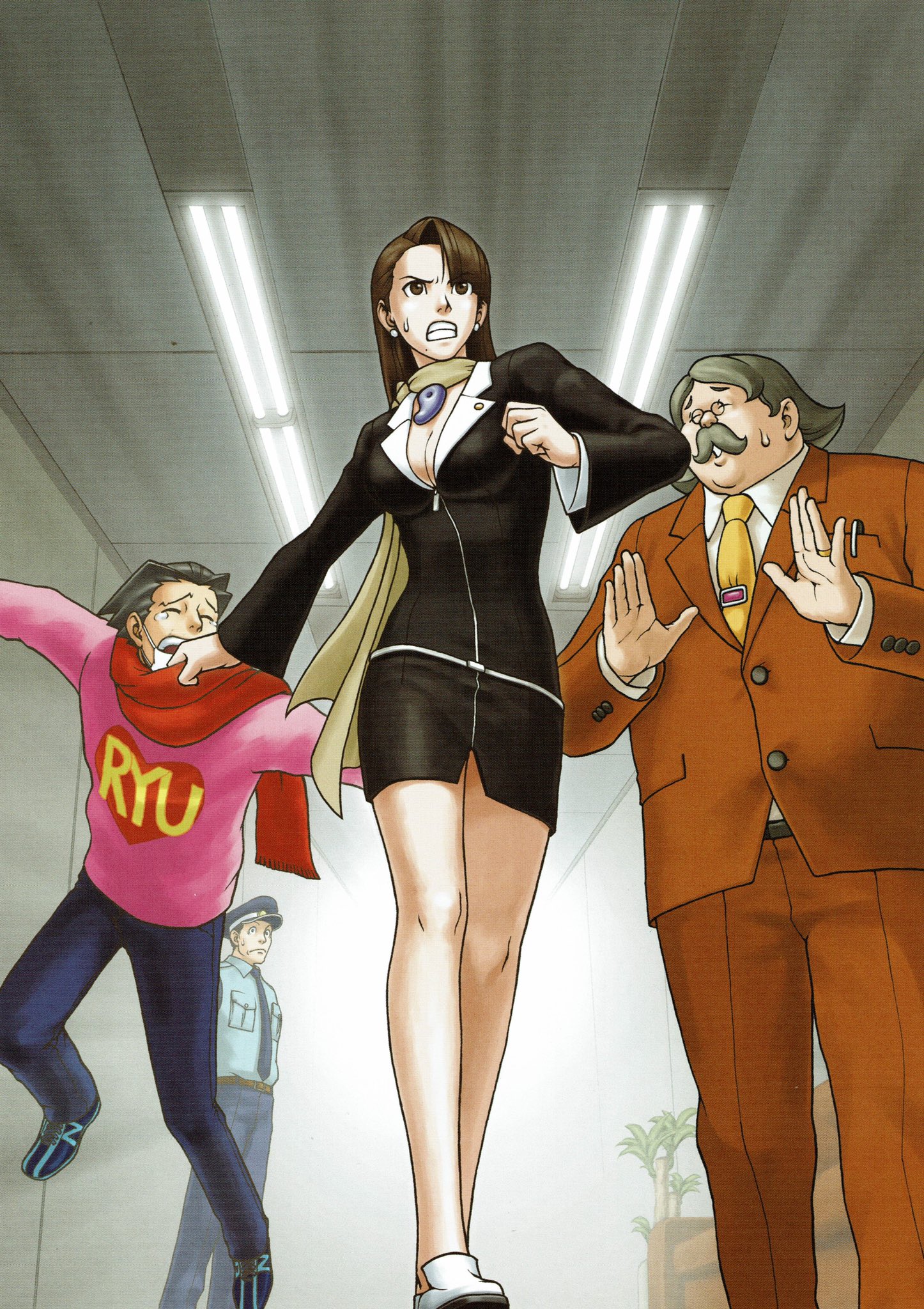 Phoenix Wright: Ace Attorney: Trials and Tribulations - promotional artwork. 