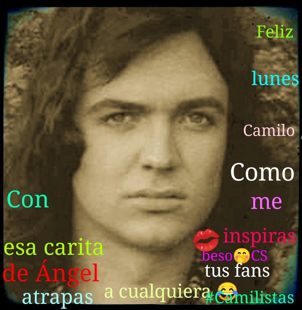 Carlota09721112's tweet photo. @CamiloSesto Qué tengas bonito y bendecido lunes con buenas vibras ufffffff mi bello Camilo como #molasmazo. con esa carita de Angel #cautivas con esa Mirada Azul Bestial #atrapas. disfruta . #detucasadetodo. loquemastegusta hacer,con todo respetó Te Amamos. CS. Tus fans del🌐🌏 https://t.co/UFD6wXhbVe