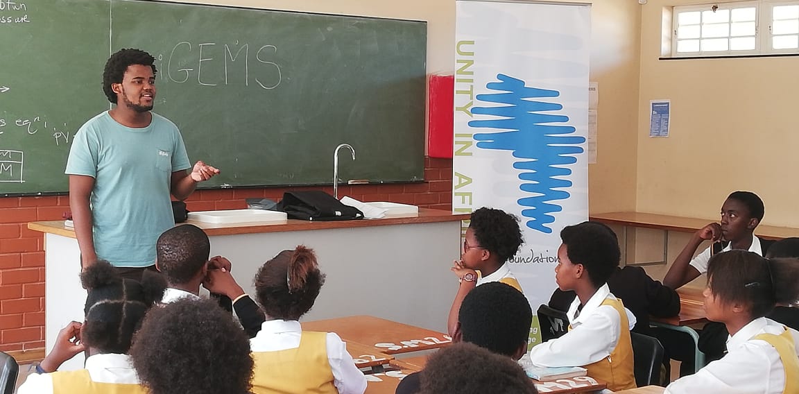 @UnityInAfrica getting Gr 10 learners excited about iGEMS 2020. If you fit the criteria DM me for an application: 1. Going to Gr 11 in 2020 2. Interested in a career in Engineering  3. Pure Maths mark: 60% and Physical Science: 50% 4. Attending High School in PE, Uitenhage, Addo