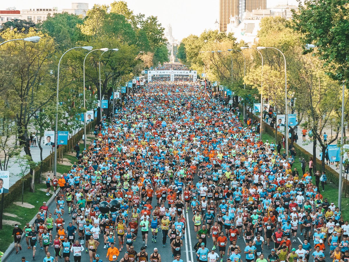 media maraton madrid toss after that flow 2020